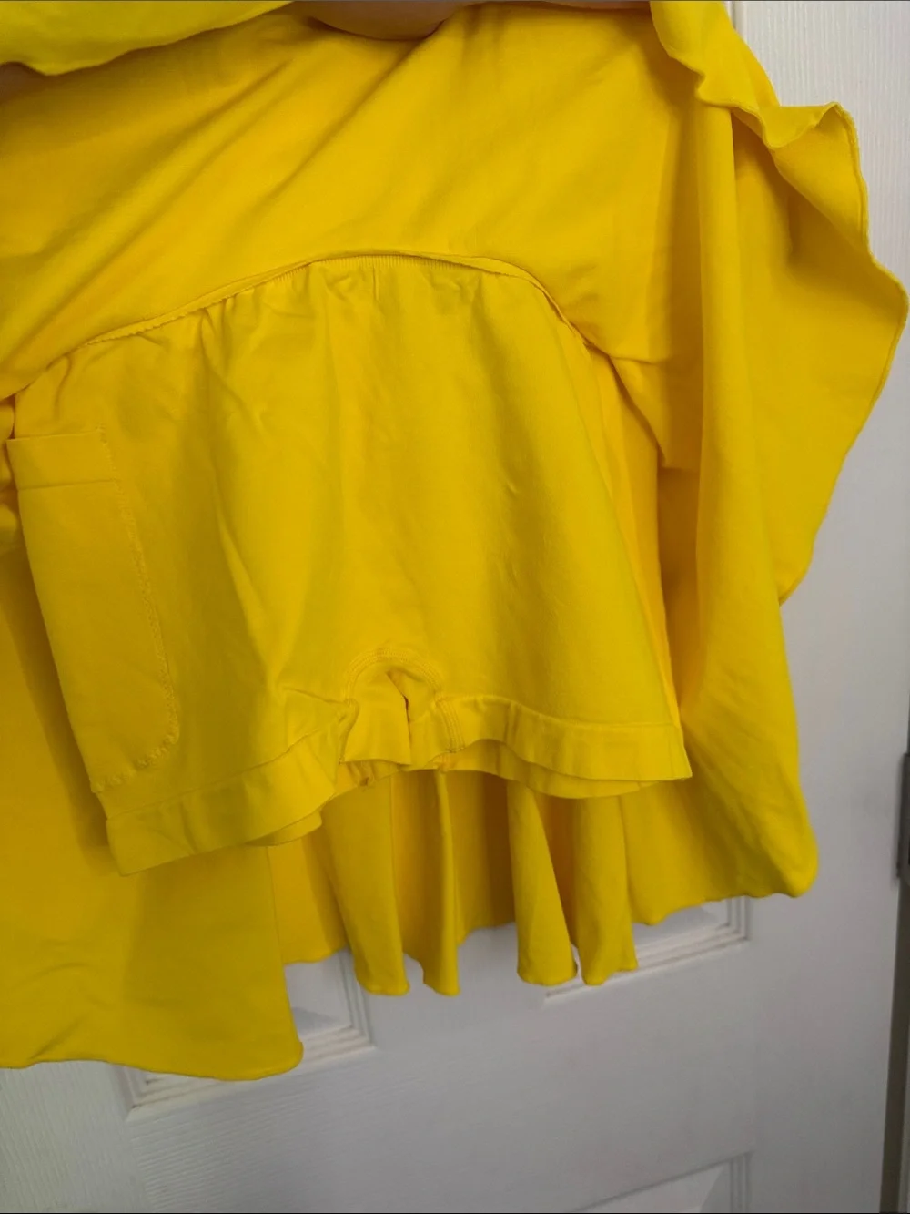 Unbranded Yellow Racerback Skater Dress - Picture 3 of 5